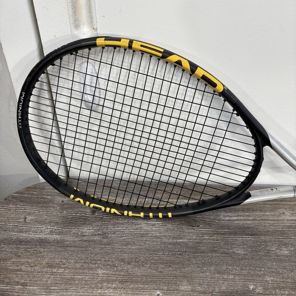 Head Ti.S1 Pro Titanium Tennis Racquet Racket 4 1/2" Grip #4 - Picture 5 of 10